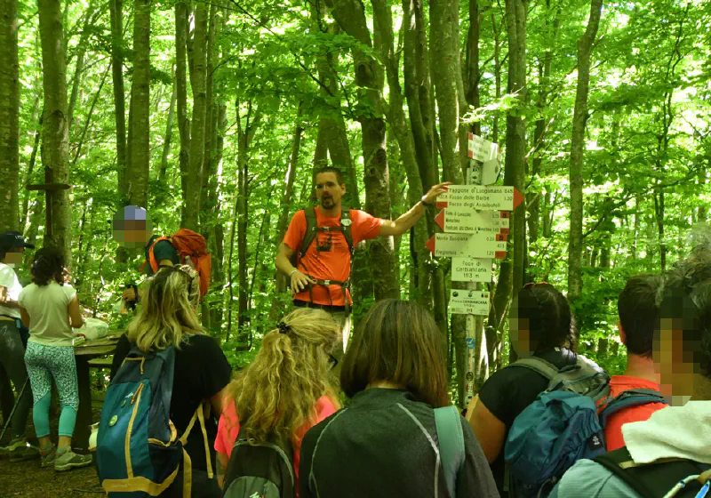 Stefano Leading Hike in Acquerino Nature Preserve1