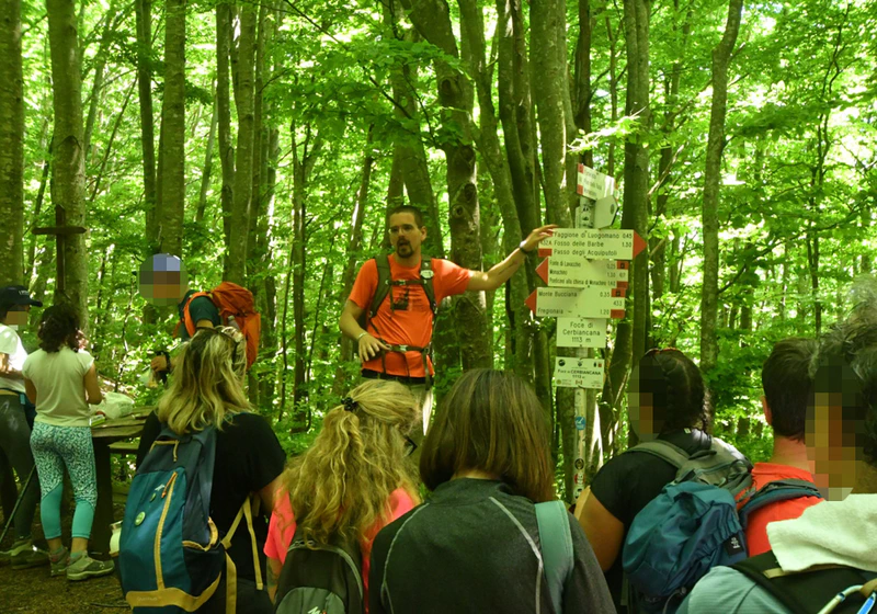 Stefano Leading Hike in Acquerino Nature Preserve1