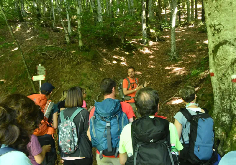 Stefano Leading Hike in Acquerino Nature Preserve2