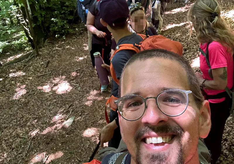 Stefano Leading Hike in Acquerino Nature Preserve3