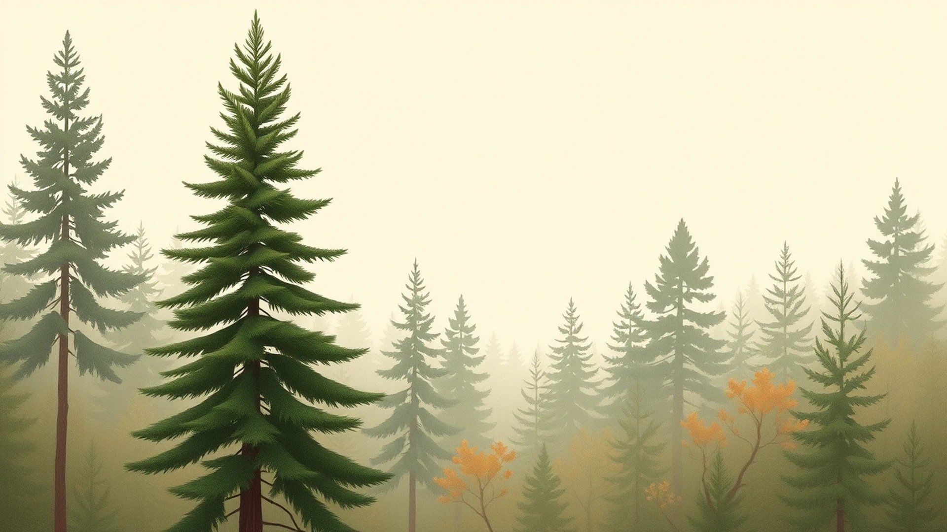 Douglas Fir at Acquerino: North America in Tuscany