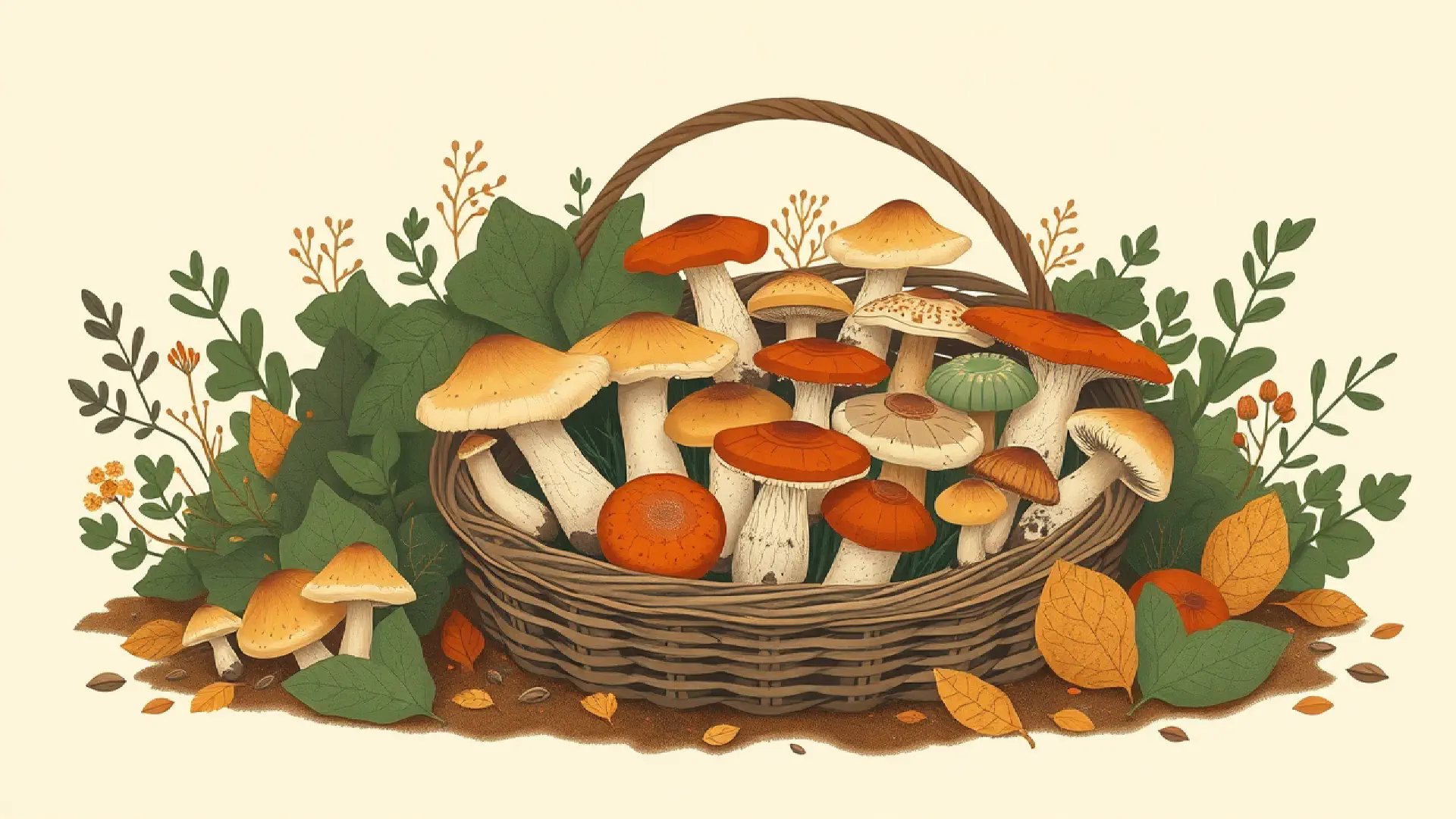 I funghi dell'Acquerino: guida stagionale