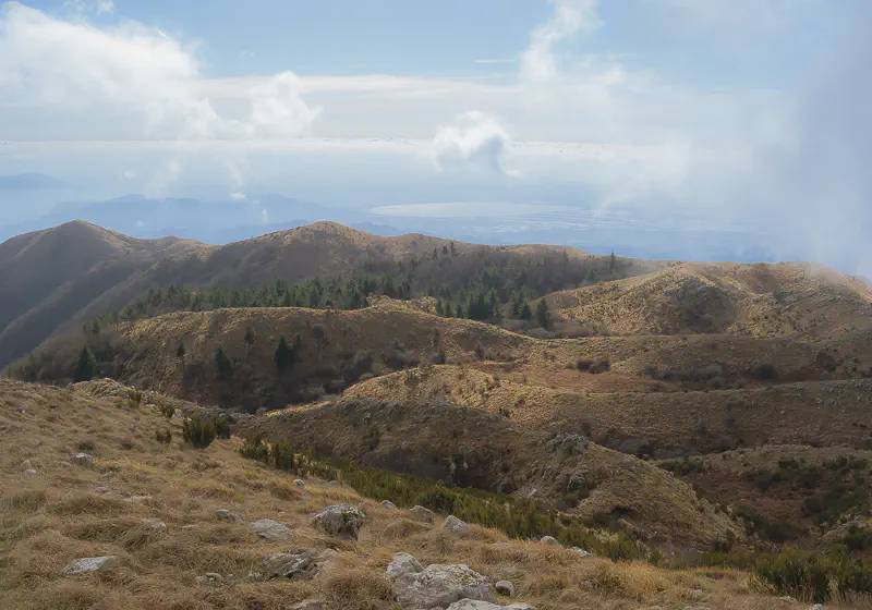 Apuan Alps View From Mount Prana