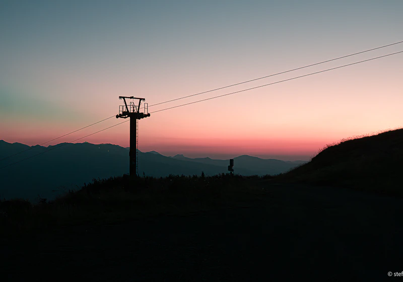 Apennine Chairlift at Dusk