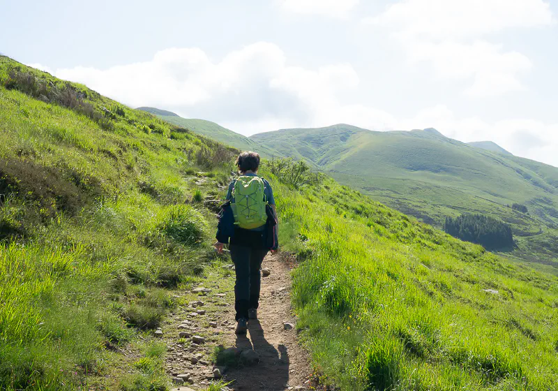 Climbing Toward the Ridge