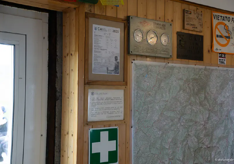 Inside the Rifugio