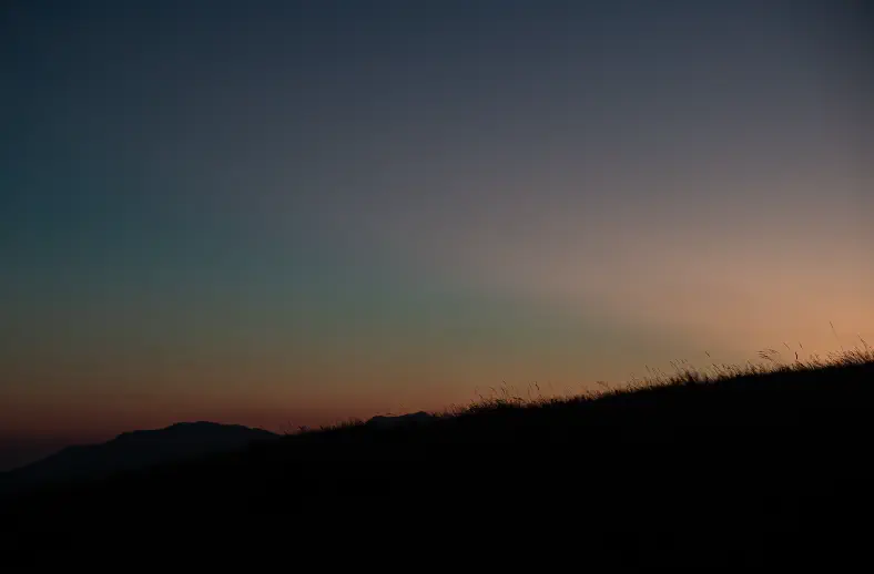 sunset at monte gennaio